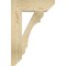 Ekena Millwork Olympic Slat Rough Sawn Bracket, Douglas Fir, 4"W x 16"D x 24"H BKT04X16X24OLY06RDF - alternate 3